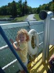 Savannah on the Anderson Ferry crossing the Ohio_th.jpg 5.2K